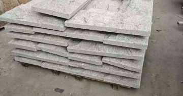 菏泽芝麻白蘑菇石，自然面