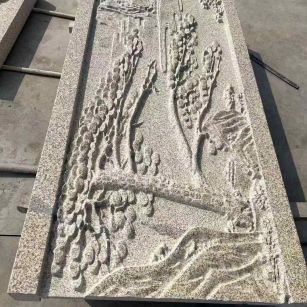 菏泽黄金麻别墅雕刻版 别墅私人定制