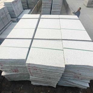 菏泽芝麻白毛板，石材毛板