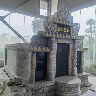 菏泽套墓 墓碑 围坟石 异形定制