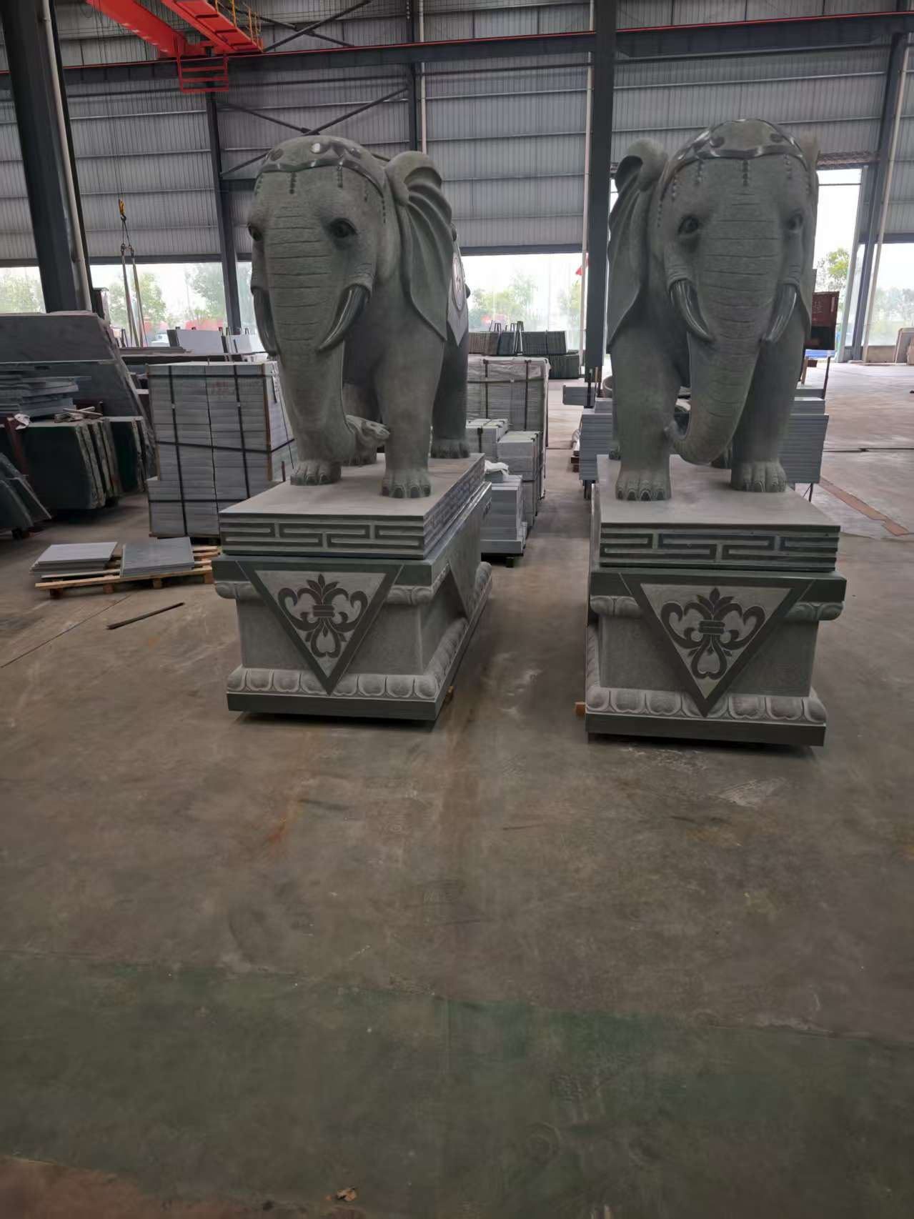 菏泽芝麻灰花岗岩对象 芝麻白芝麻灰大象